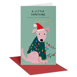 Carlton Cards Christmas Money and Gift Card Holder Bright Holiday