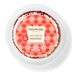 Valentine's Day Red Velvet Layer Cake - 11oz - Favorite Day™