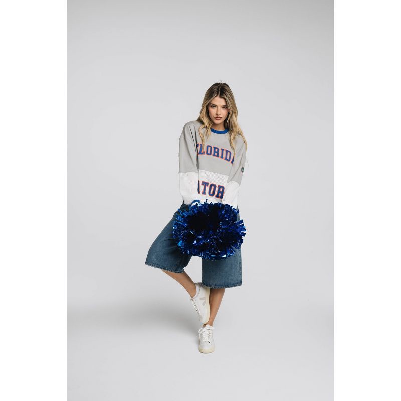 slide 3 of 3, NCAA Florida Gators Women's Fashion Crew Neck Fleece Sweatshirt - M - Wild Collective, 1 ct