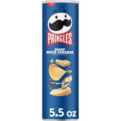Pringles Super Stack Sharp Chips White Cheddar - 5.5oz