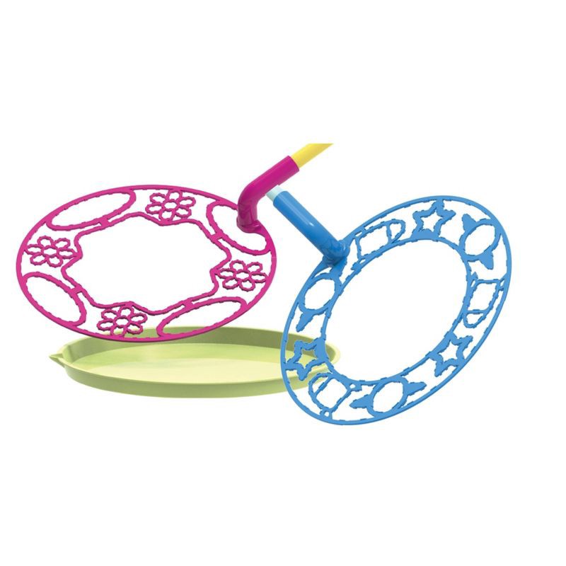 slide 2 of 2, Giant Bubble Wands - 2 pack with 8 fl oz Play Sprinkler - Sun Squad™, 2 ct; 8 fl oz