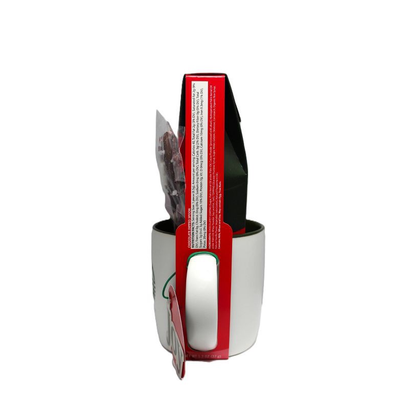 slide 3 of 4, Starbucks Logo Mug with Peppermint Cocoa and Chocolate Covered Spoon Gift Set - 1.3oz/3pc, 1.3 oz, 3 ct