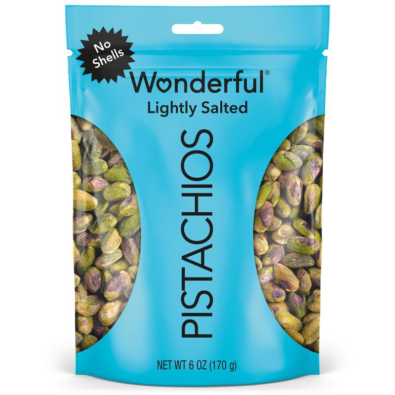 slide 1 of 8, Wonderful No Shell Lightly Salted Pistachios - 6oz, 6 oz