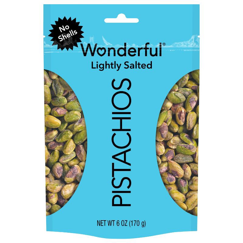 slide 1 of 8, Wonderful No Shell Lightly Salted Pistachios - 6oz, 6 oz