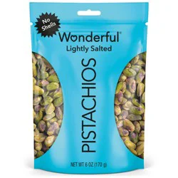 Wonderful No Shell Lightly Salted Pistachios - 6oz