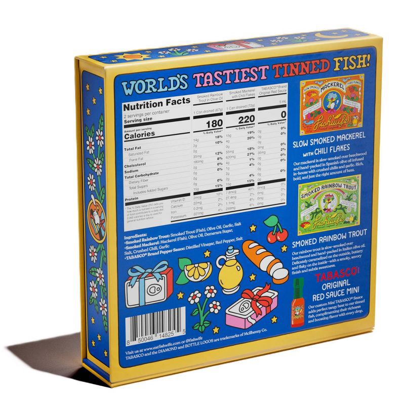 slide 2 of 5, Fishwife Tinned Seafood Co Tinned Fish Holiday Gift Set - 7.6oz/3pc, 7.6 oz, 3 ct