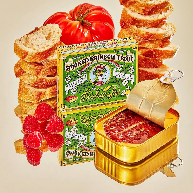 slide 5 of 5, Fishwife Tinned Seafood Co Tinned Fish Holiday Gift Set - 7.6oz/3pc, 7.6 oz, 3 ct