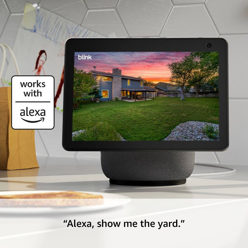 slide 6 of 6, Amazon Blink Outdoor 4 XR Wireless Security Camera with Extended Range, Go up to 400 Feet from Your Home, Sync Module XR Included - 6 Camera System, 1 ct