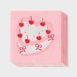 20ct Valentine's Day Heart Cake Lunch Napkins - Spritz™