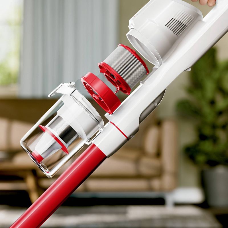 slide 6 of 7, BISSELL PowerClean Swivel Head Cordless Stick Vacuum 4342 10.5" Cleaning Path White, 1 ct