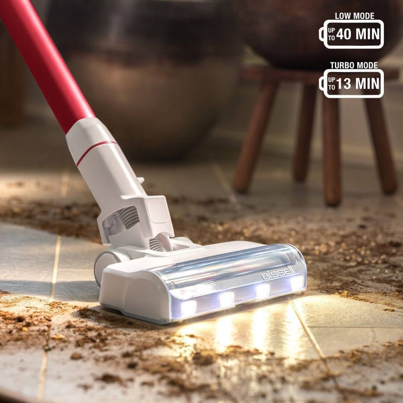 slide 7 of 7, BISSELL PowerClean Swivel Head Cordless Stick Vacuum 4342 10.5" Cleaning Path White, 1 ct