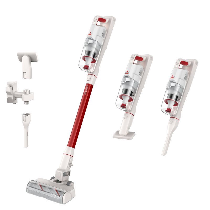 slide 1 of 8, BISSELL PowerClean Swivel Head Cordless Stick Vacuum 4342 10.5" Cleaning Path White, 1 ct