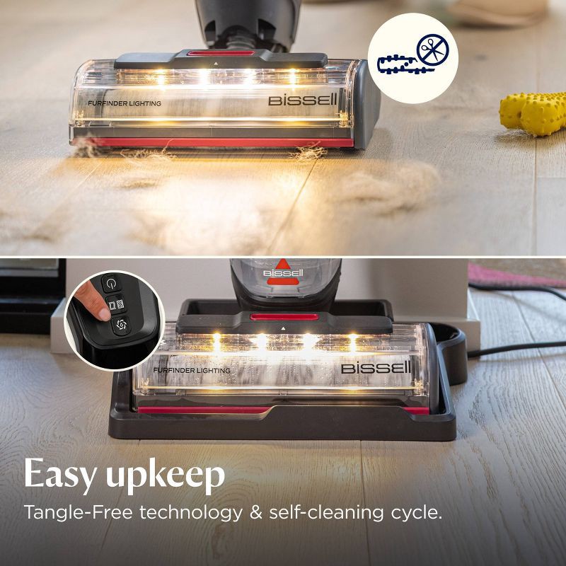 slide 8 of 9, BISSELL CrossWave EdgeFind Pet Hair Pick-Up Floor Cleaner 4223 25' 10.5" Cleaning Path Red, 1 ct
