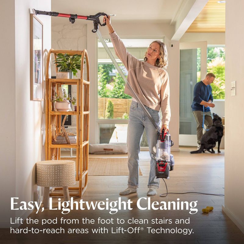 slide 9 of 12, BISSELL CleanView Max FurGuard LiftOff Pet Hair Pick-Up Vacuum Cleaner 4243 25' 11.7" Black, 1 ct