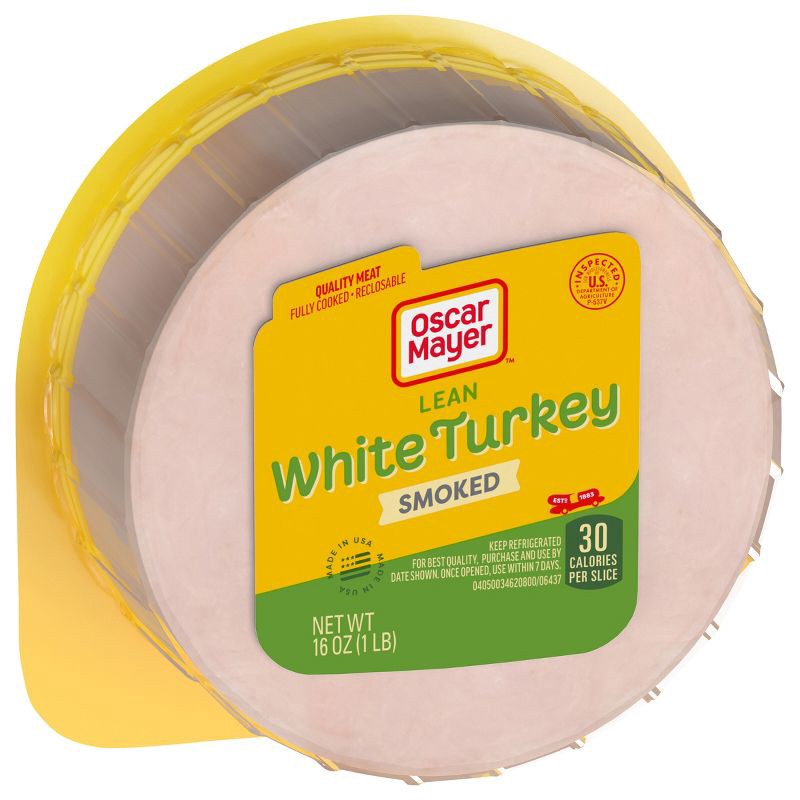 slide 8 of 9, Oscar Mayer Smoked White Bologna Turkey - 16oz, 16 oz