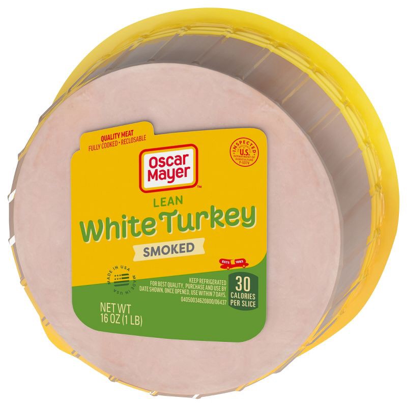 slide 9 of 9, Oscar Mayer Smoked White Bologna Turkey - 16oz, 16 oz
