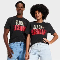 Black History Month Legendary Rootz Adult Black & Legendary T-Shirt - Black XL