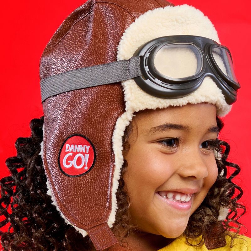 slide 3 of 6, Danny Go! Aviator Hat Pretend Play Dress-Up Hat for Preschool Kids Inspired by Danny Go! Show, 1 ct