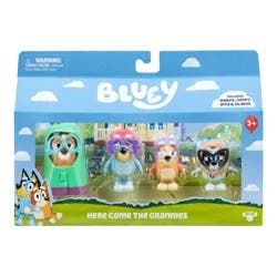 Bluey Figure 4pk Here Come the Grannies