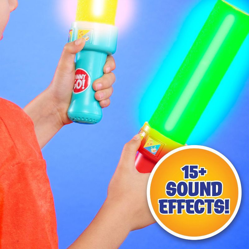 slide 4 of 7, Danny Go! Color Beat Drumsticks Light-Up Musical Drumsticks Toy for Preschool and Elementary School Kids Inspired by Danny Go! Show, 1 ct