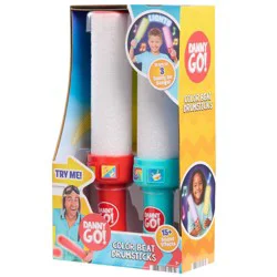 Danny Go! Color Beat Drumsticks Light-Up Musical Drumsticks Toy for Preschool and Elementary School Kids Inspired by Danny Go! Show