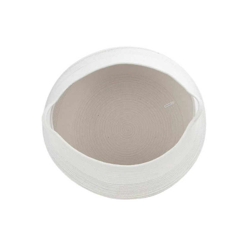slide 4 of 4, HLD Global XXL Coiled Rope Belly Basket Cream, 1 ct