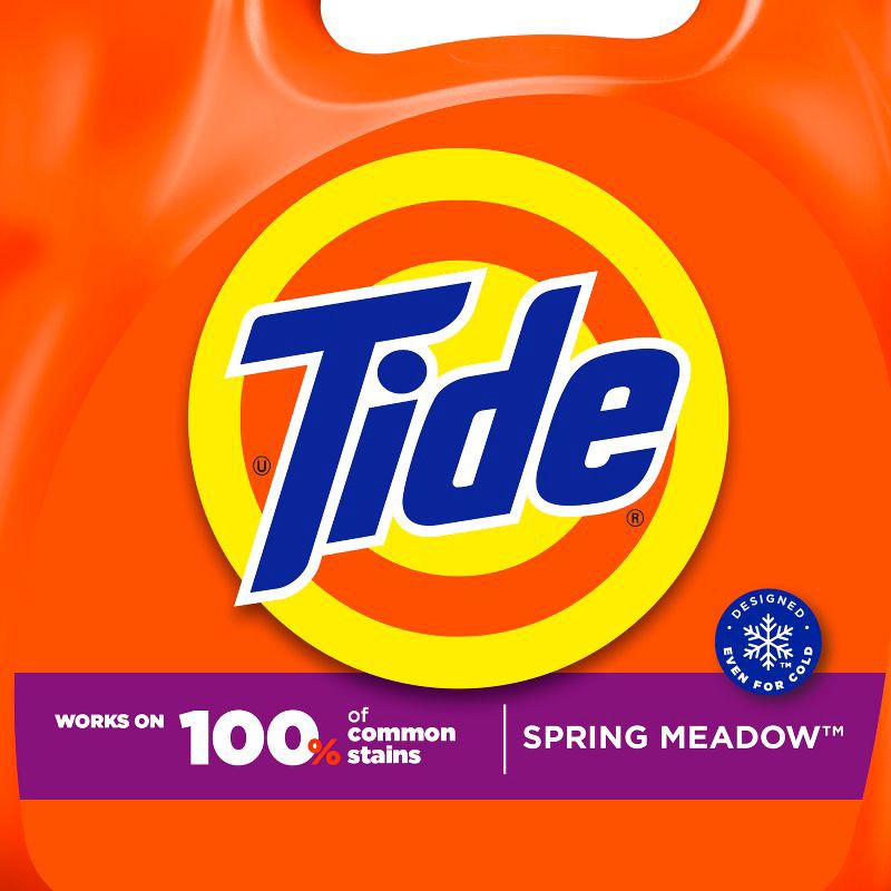 slide 14 of 14, Tide Liquid HE Spring Meadow Liquid Laundry Detergent 126 loads - 158oz, 166 fl oz
