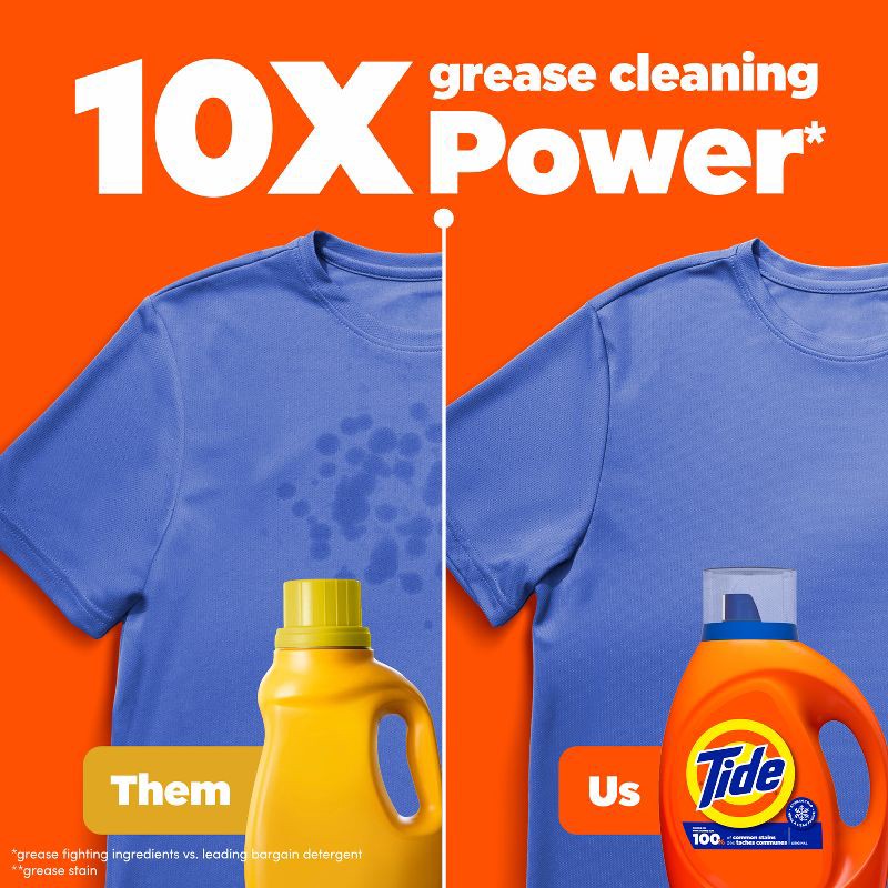 slide 2 of 14, Tide Original HE Deep Cleaning Concentrated Liquid Laundry Detergent Soap 126 Loads - 158 fl oz, 166 fl oz