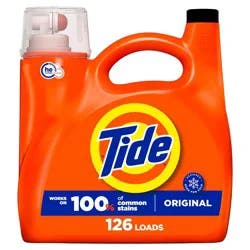 Tide Original HE Deep Cleaning Concentrated Liquid Laundry Detergent Soap 126 Loads - 158 fl oz