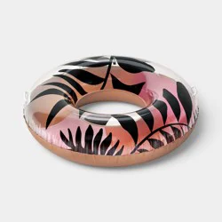 48" Pool Tube with Handles Inner Tube - Sun Squad™ Pink Palm