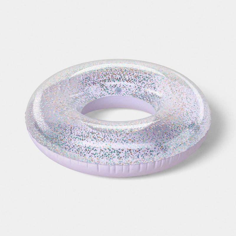 slide 1 of 4, 36" Tube Glitter Inner Tube - Sun Squad™ Lavender, 1 ct