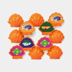 Seashell Dive N Match Game Dive Toys 12pc - Sun Squad™