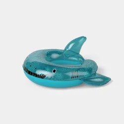 Split Ring-Shark Glitter Novelty Float - Sun Squad™ Green