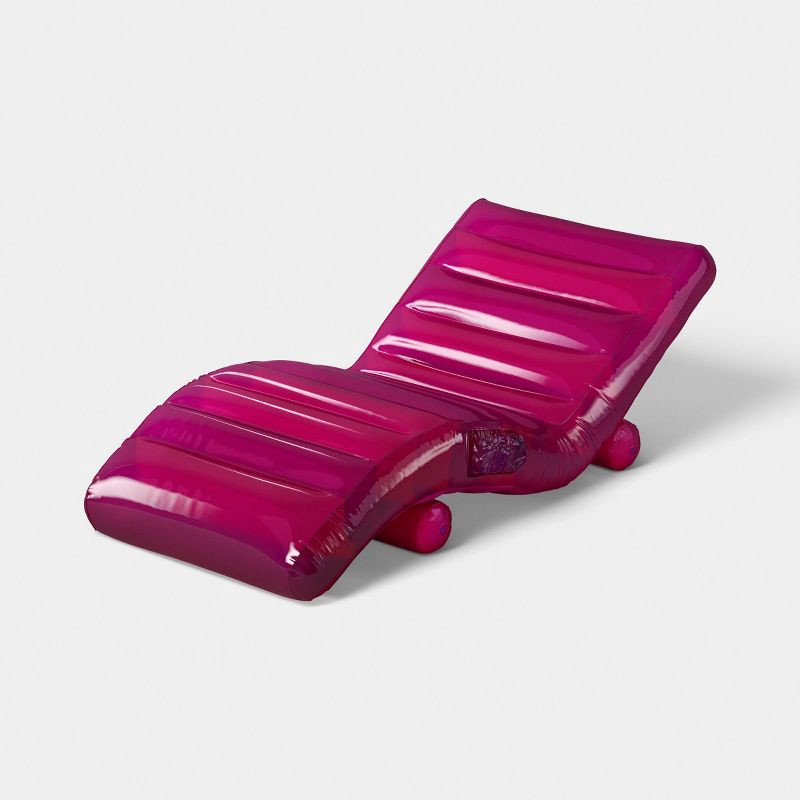 slide 1 of 4, Chaise Lounge Berry Pool Lounger - Sun Squad™ Blue, 1 ct