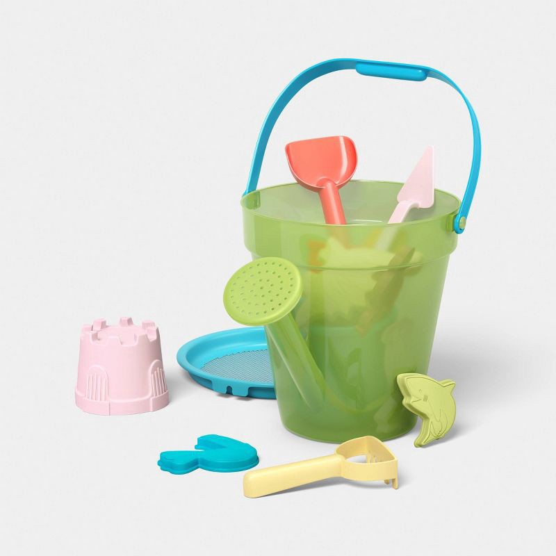 slide 1 of 3, Sun Squad Watering Can Set X Sand Toys 15pc - Sunsquad™, 15 ct