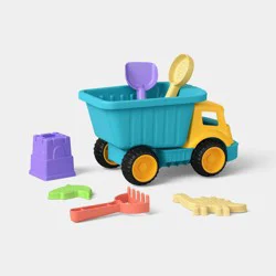 Dump Truck Set Sand Toy - 7pc - Sun Squad™