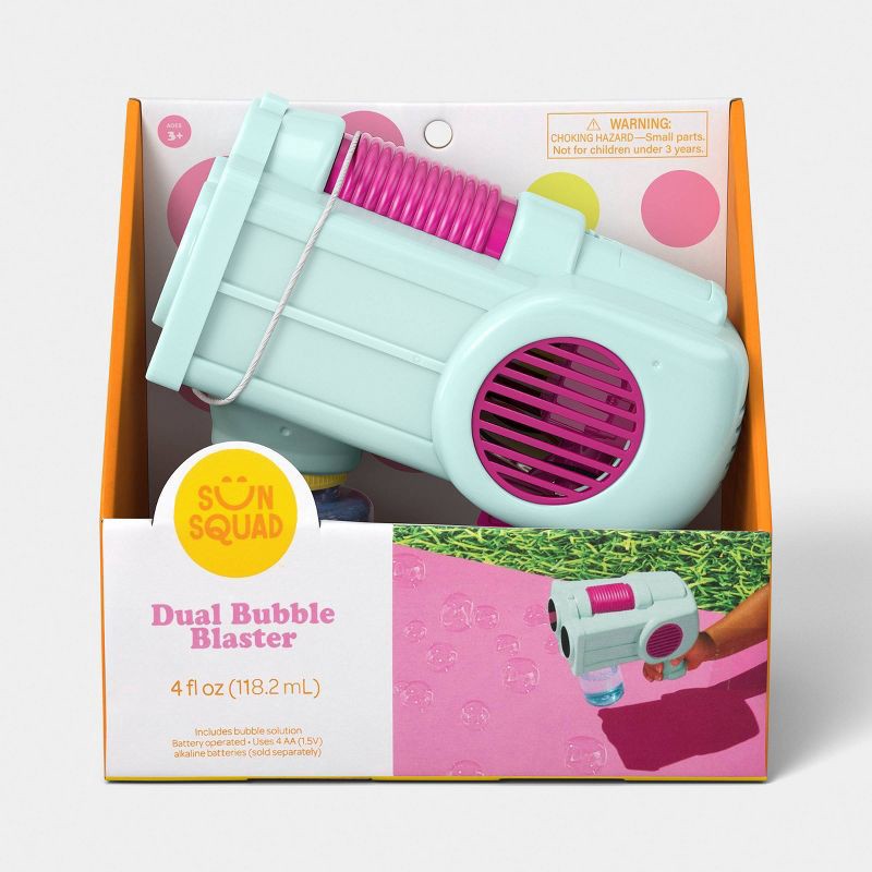 slide 4 of 4, Dual Bubble Blaster Bubble Toy - Sun Squad™, 1 ct