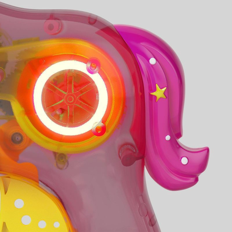 slide 3 of 3, Manual Light Bubble Toy -Up Unicorn Bubble Blaster Bubble Toy - Sun Squad™, 1 ct