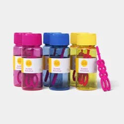 6pk 4oz Bubble Solution Bottles Bubble Toy - Sun Squad™
