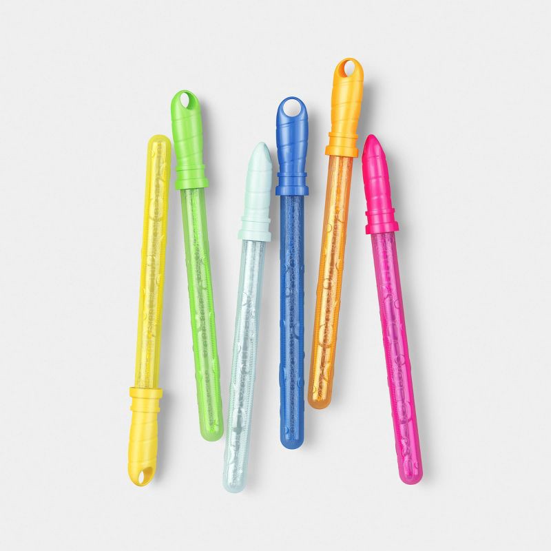 slide 2 of 3, 6pk 4oz Bubble Wands Bubble Toy - Sun Squad™, 6 ct; 4 oz