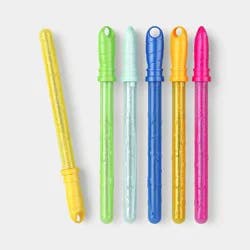 6pk 4oz Bubble Wands Bubble Toy - Sun Squad™
