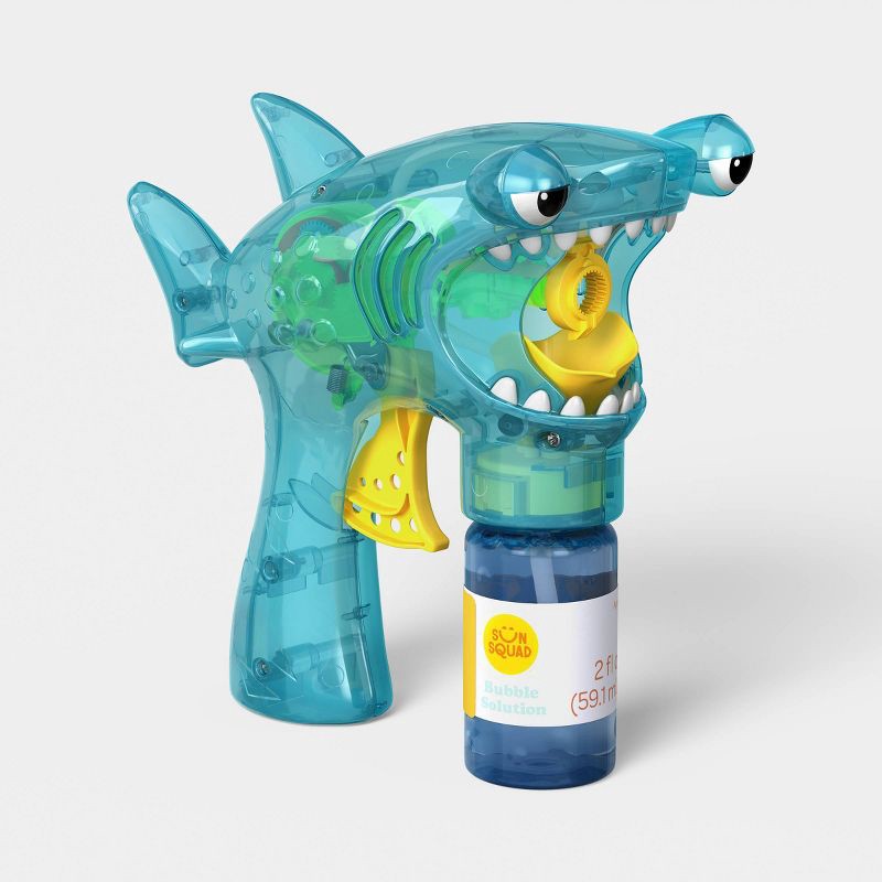 slide 1 of 3, Manual Light Bubble Toy -Up Shark Bubble Blaster Bubble Toy - Sun Squad™, 1 ct
