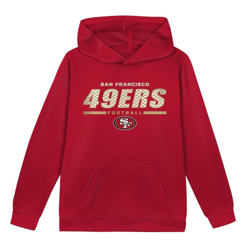 slide 2 of 3, NFL San Francisco 49ers Youth Hoodie - XS, 1 ct