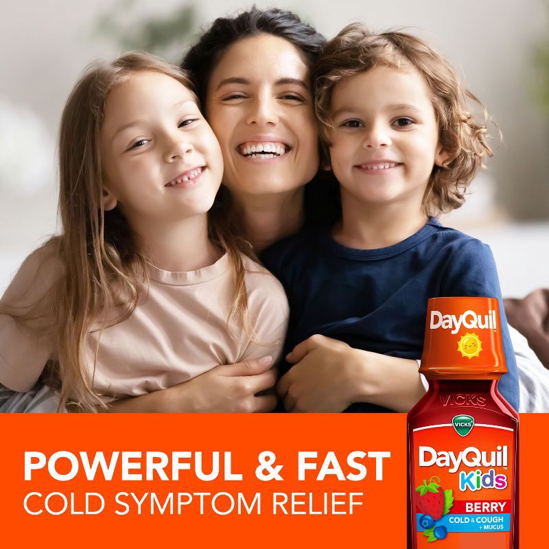 slide 3 of 11, DayQuil Kids' Syrup - Guaifenesin - Berry - 8 fl oz, 8 fl oz