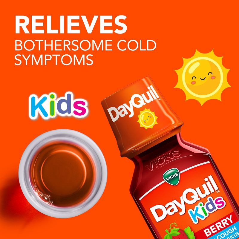 slide 4 of 11, DayQuil Kids' Syrup - Guaifenesin - Berry - 8 fl oz, 8 fl oz