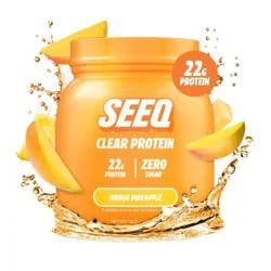 Seeq Clear Protein Powder - Mango Pineapple - 15 Servings - 14.8oz