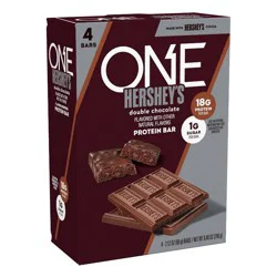 ONE Bar Hershey's Double Chocolate Flavored Standard Protein Bars - 8.48oz/4pk - 18gms Protein