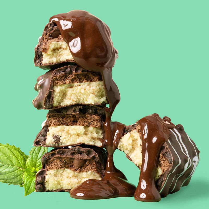 slide 2 of 6, FITCRUNCH Mint Chocolate Chip Baked Snack Bars - 16g Protein - 12ct/19.44oz, 16 gram, 12 ct, 19.44 oz