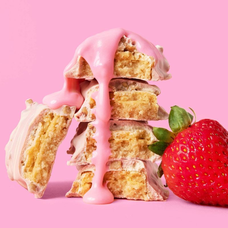 slide 2 of 6, FITCRUNCH Strawberry Strudel Baked Snack Bars - 16g Protein - 12ct/19.44oz, 16 gram, 12 ct, 19.44 oz