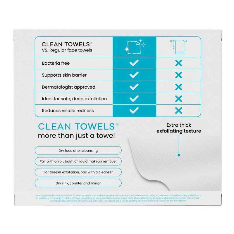 slide 2 of 10, Clean Skin Club Blemish Control Towels - XL - 10ct, 10 ct